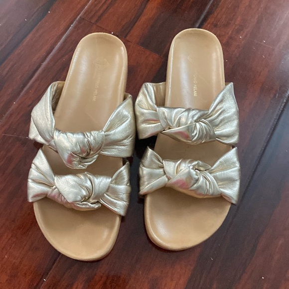 Antonio Melani 'Byrne' Knotted Slide Sandals Size 9.5 ( V -14) - Picture 1 of 7